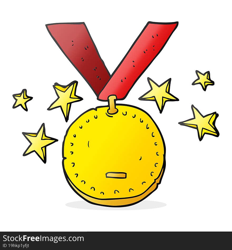 Cartoon Sports Medal