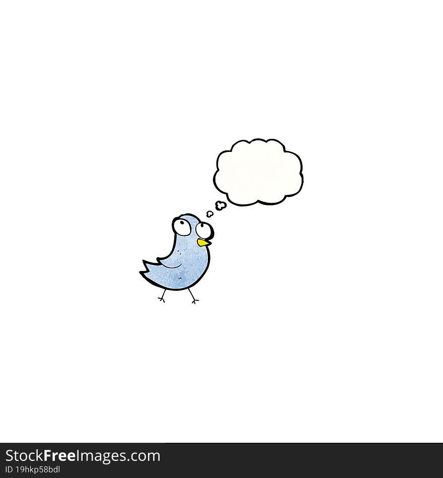 little bird cartoon