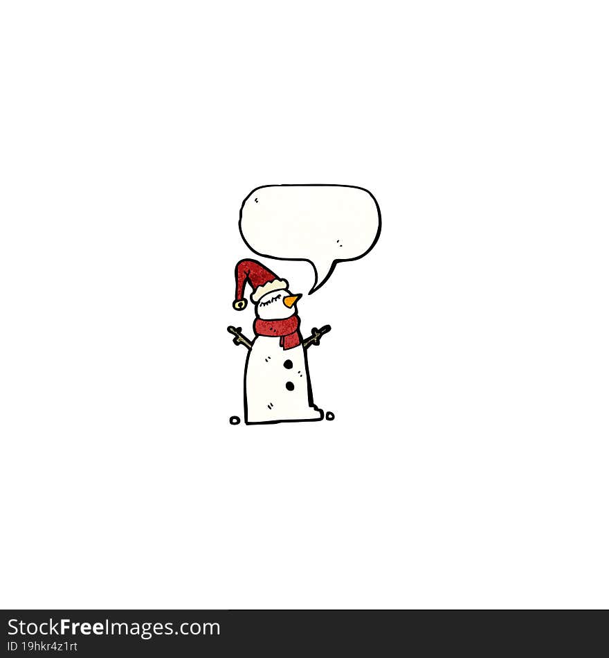 snowman cartoon