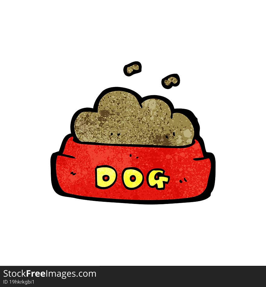 cartoon dog food