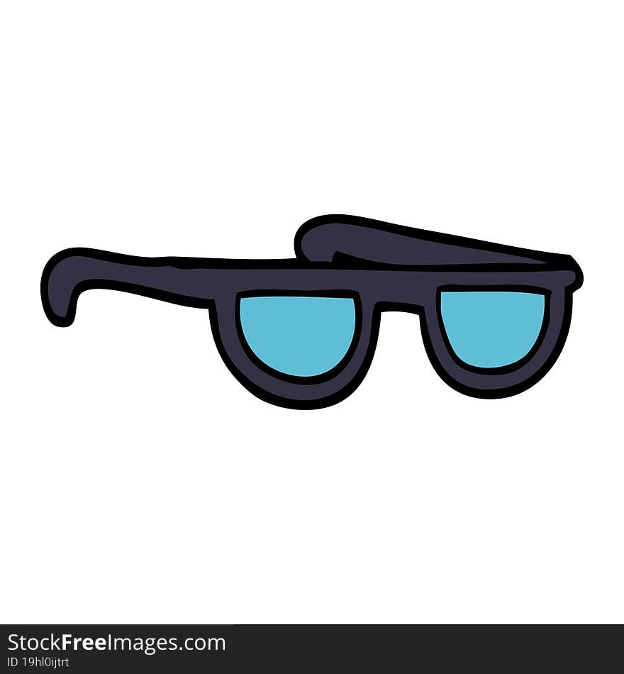 Cartoon Doodle Sunglasses