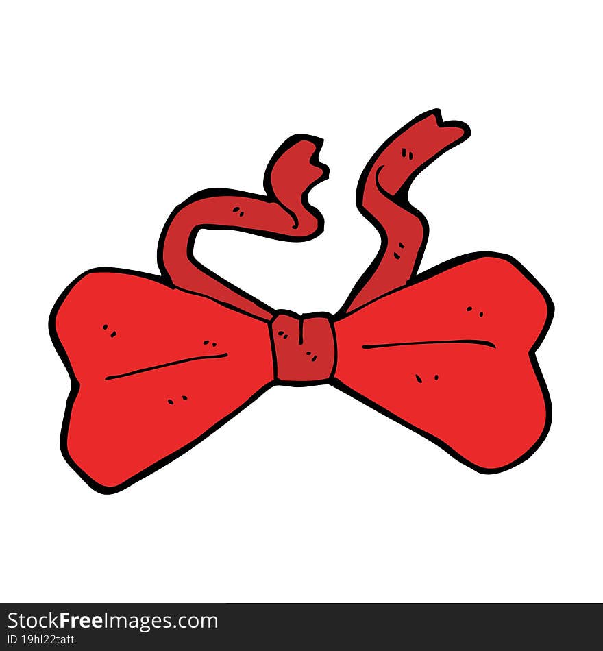 cartoon bow tie