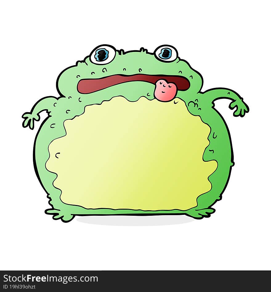 Cartoon Funny Frog