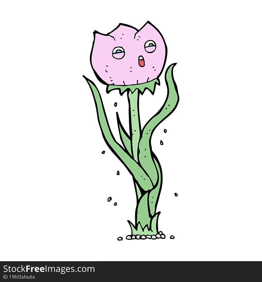 cartoon flower