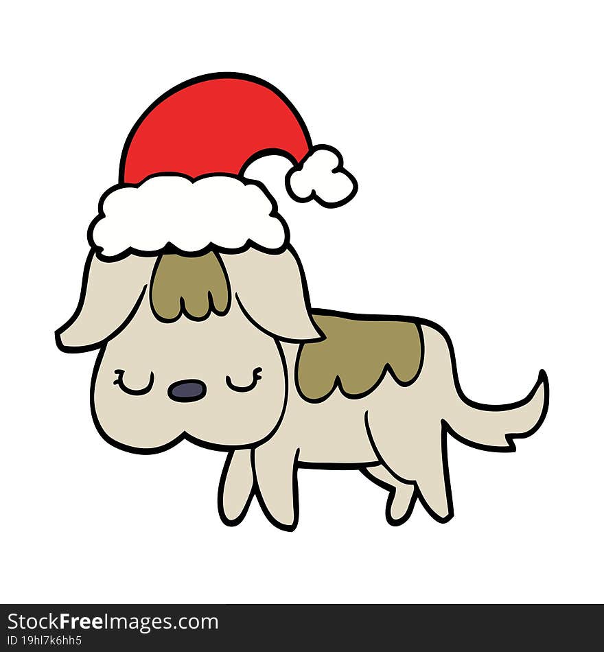 Cute Christmas Dog