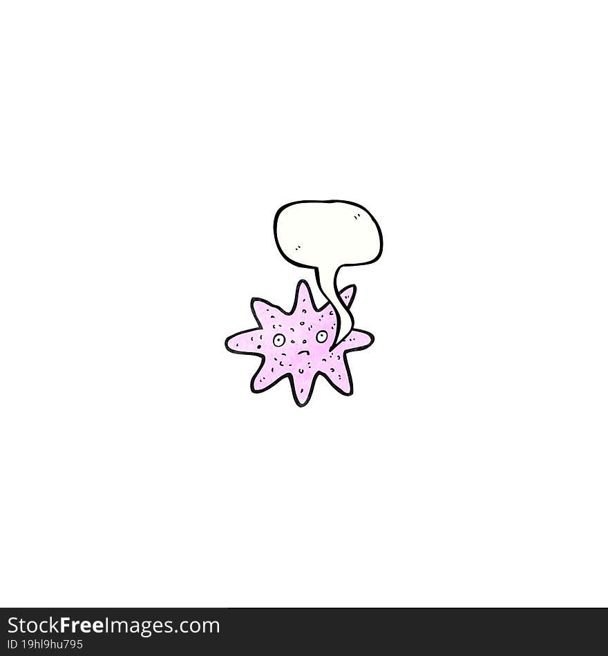 cartoon starfish