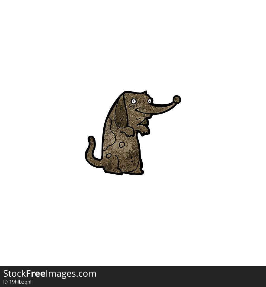 cartoon little dog