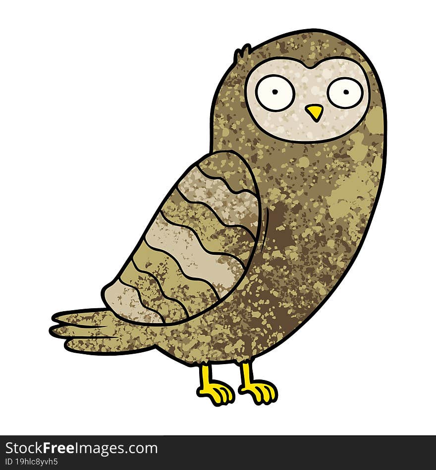 cartoon owl. cartoon owl