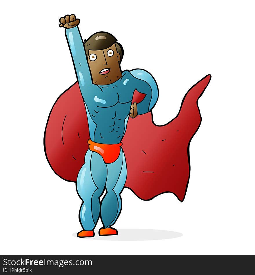 Cartoon Superhero