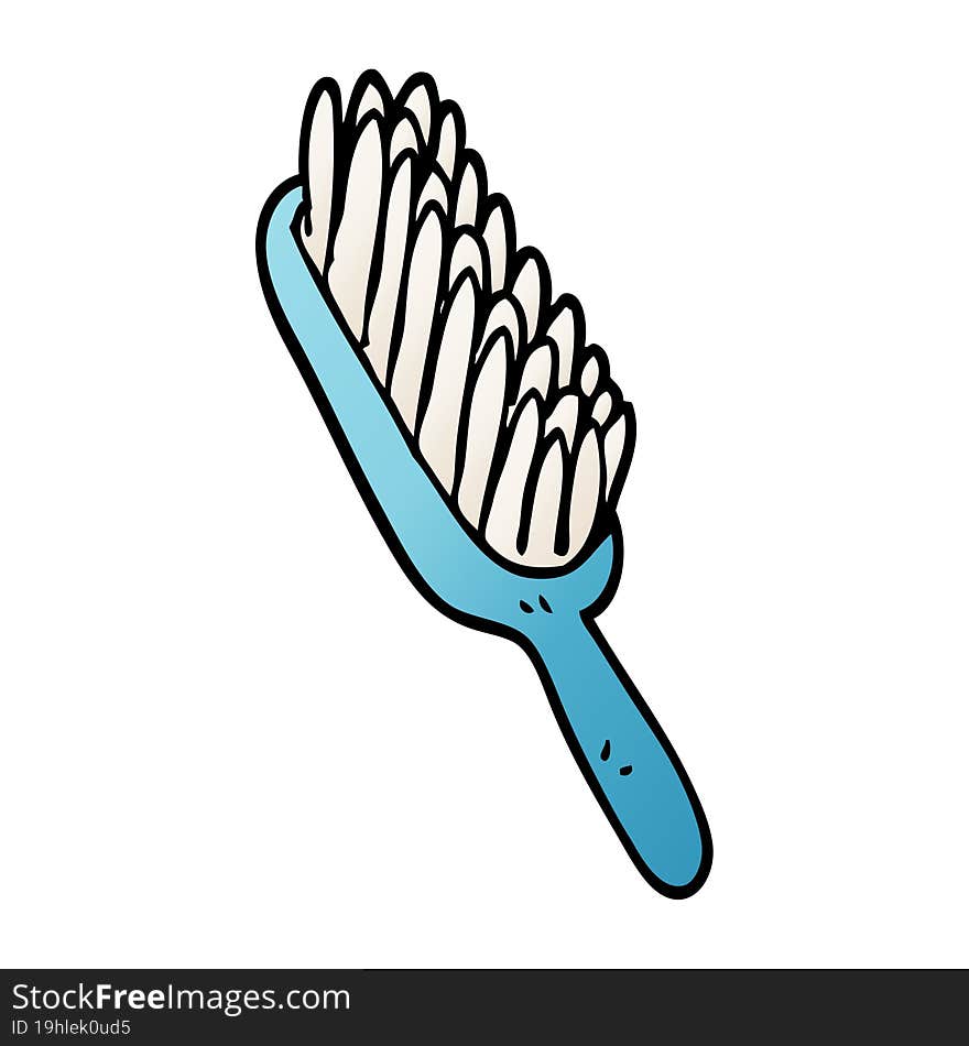 Cartoon Doodle Hair Brush