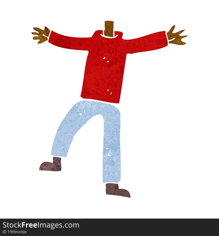 cartoon male gesturing body (mix and match cartoons or add own photo