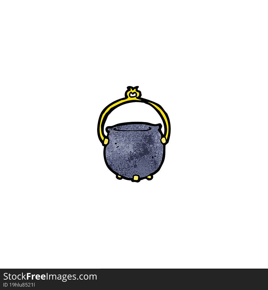 cartoon magic cauldron