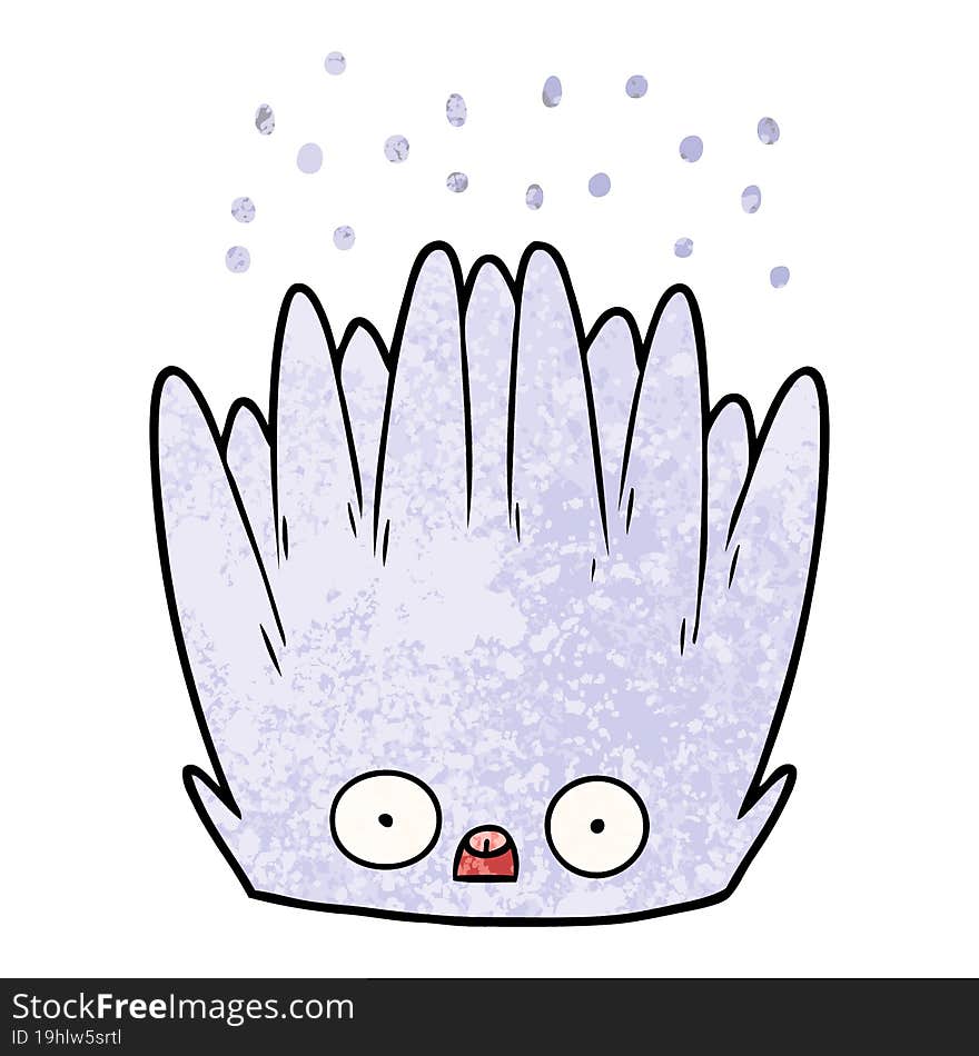 cartoon sea anemone. cartoon sea anemone