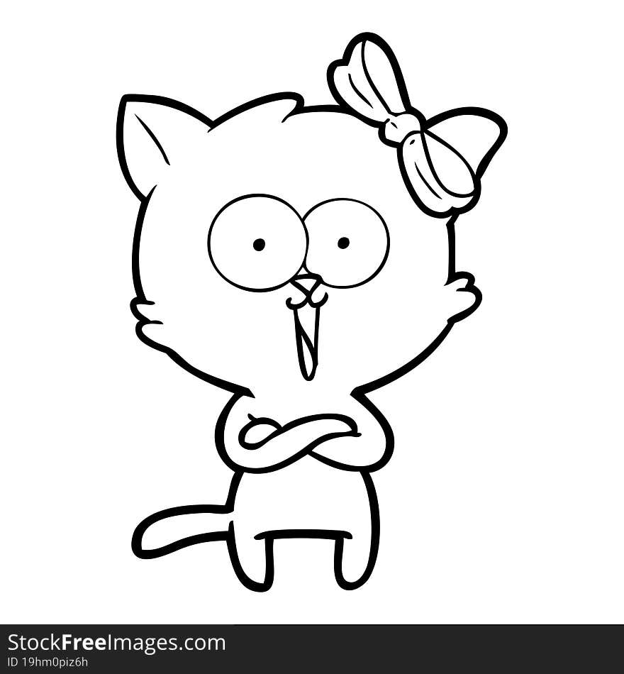 cartoon cat. cartoon cat