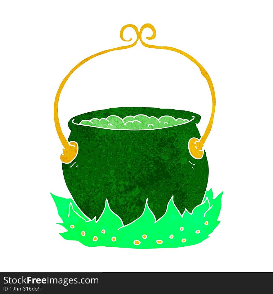 Cartoon Witch S Cauldron