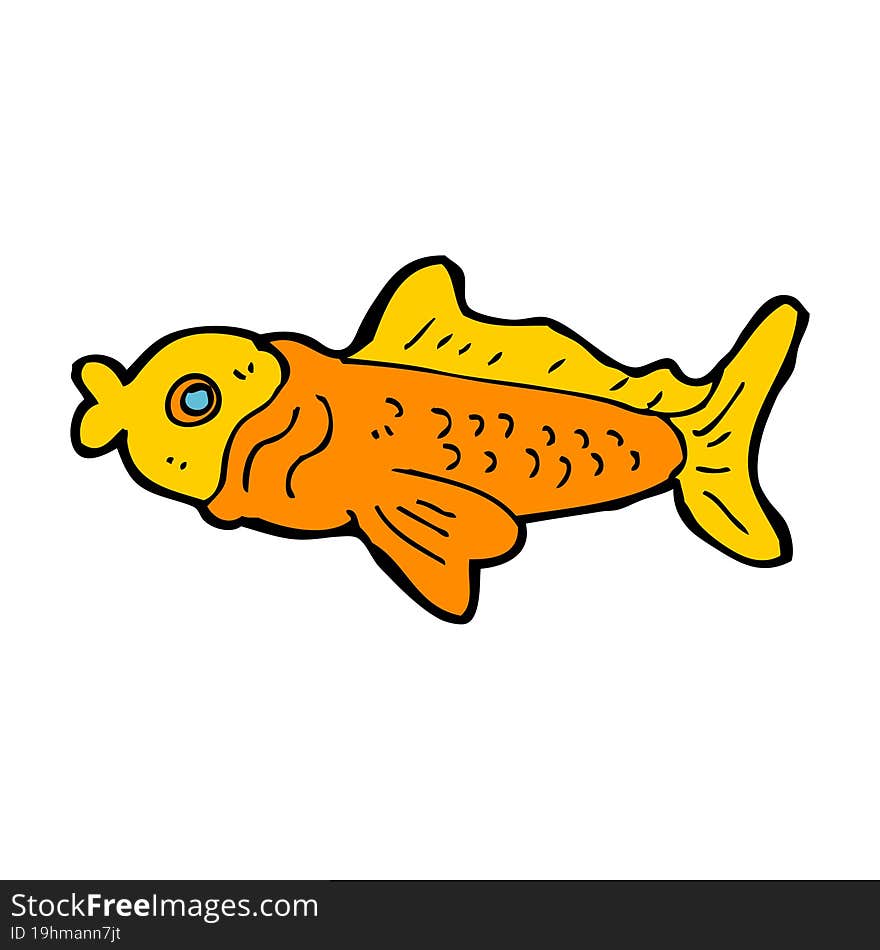 cartoon funny fish