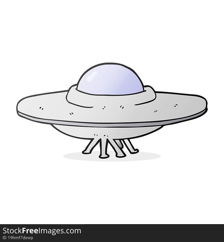 Cartoon Flying Saucer