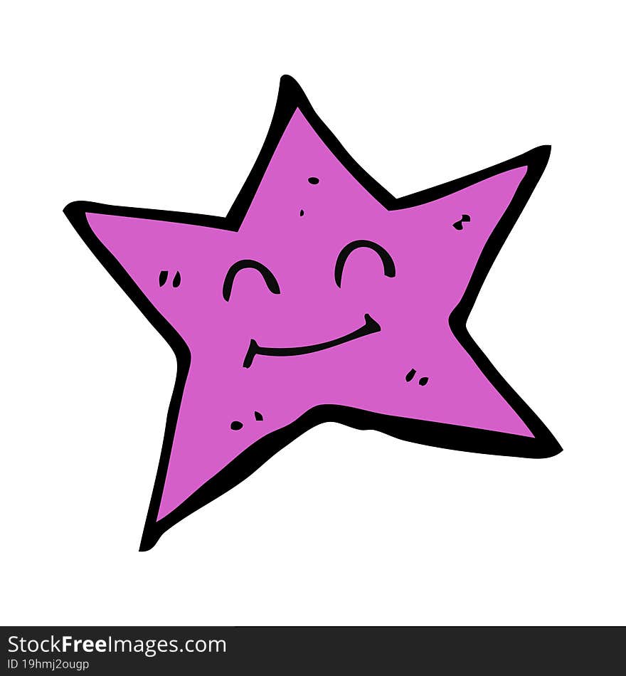 Cartoon Star Character