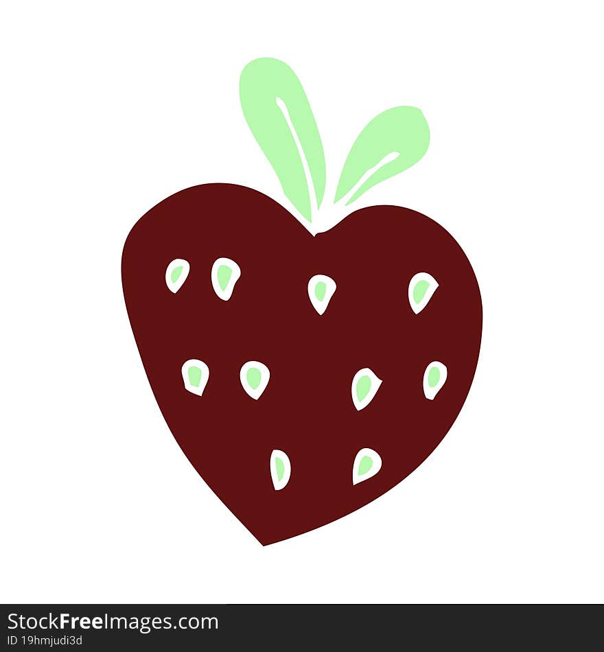 Cartoon Doodle Strawberry Fr