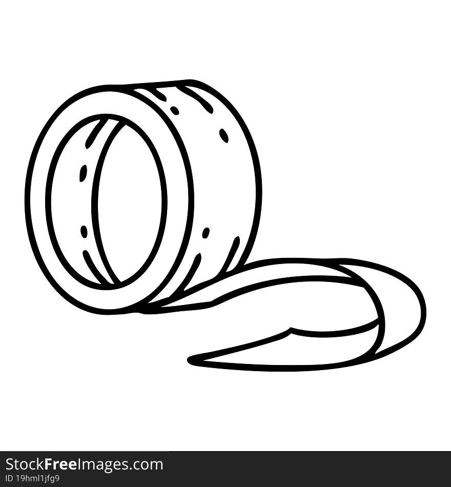 roll of masking tape