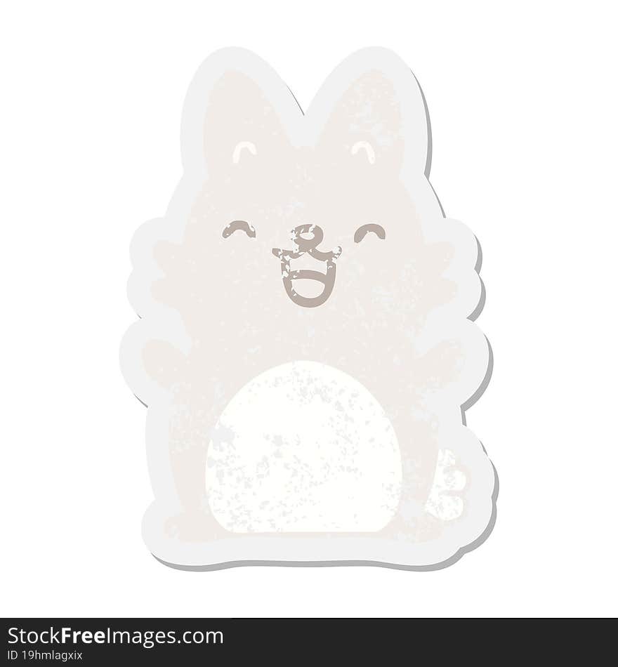 rabbit grunge sticker