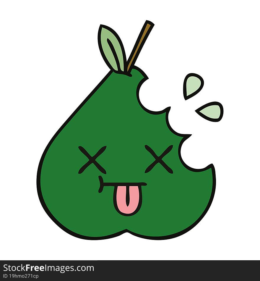 Cute Cartoon Pear