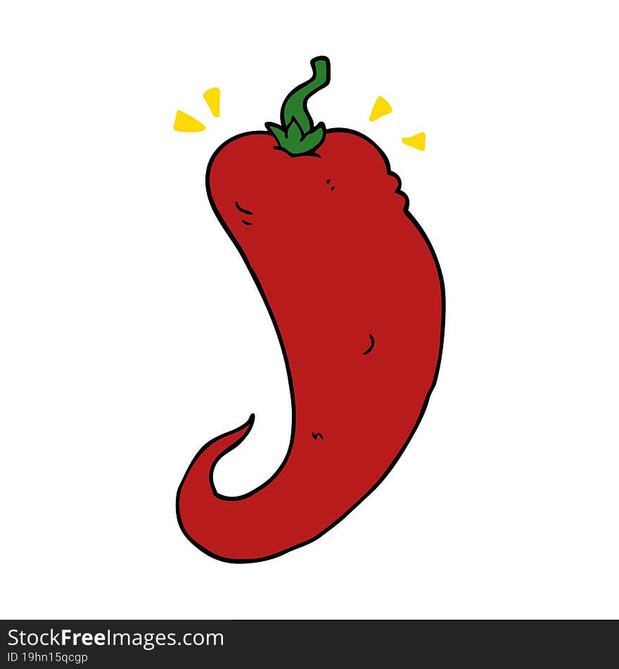 Cartoon Chili Pepper