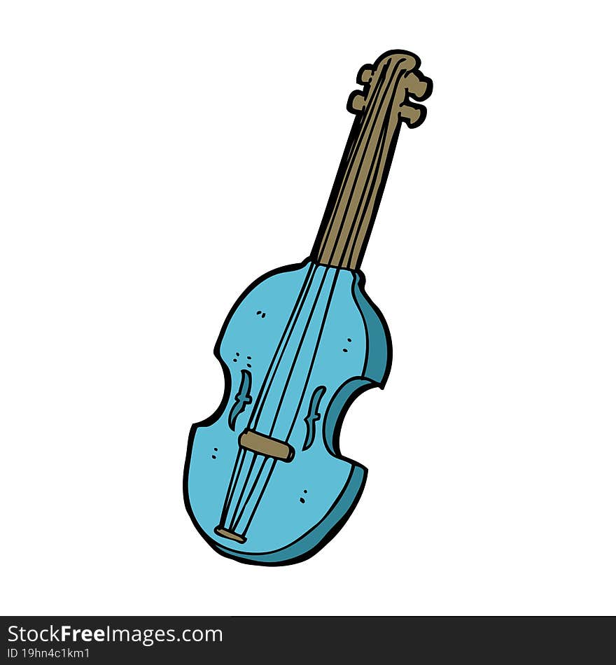 cartoon violin