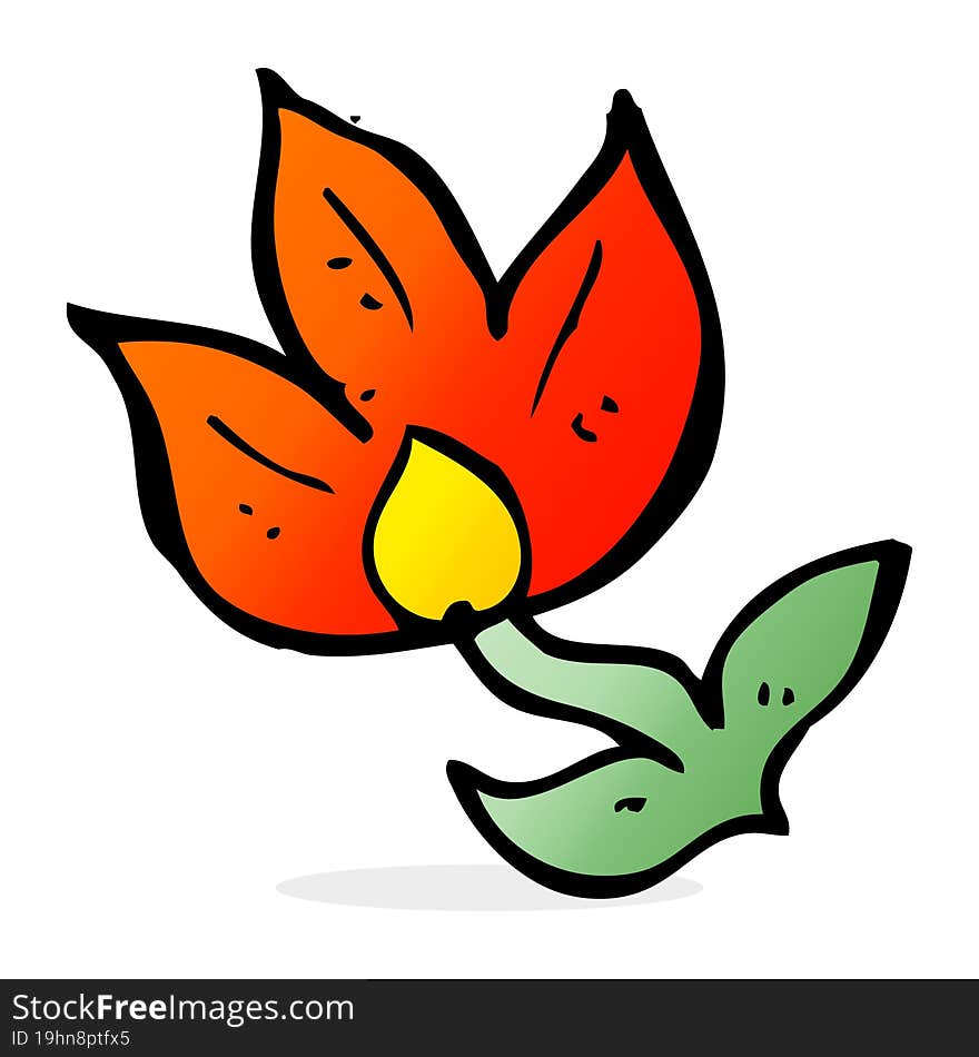 cartoon flower