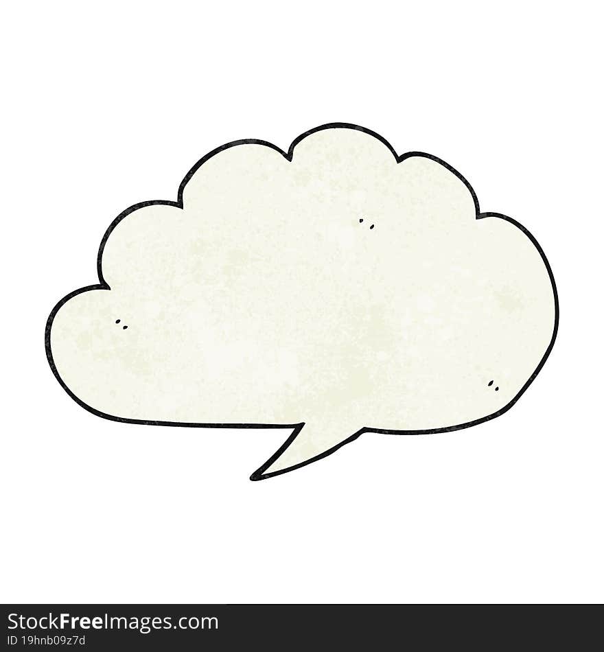 Carton Cloud Speech Bubble