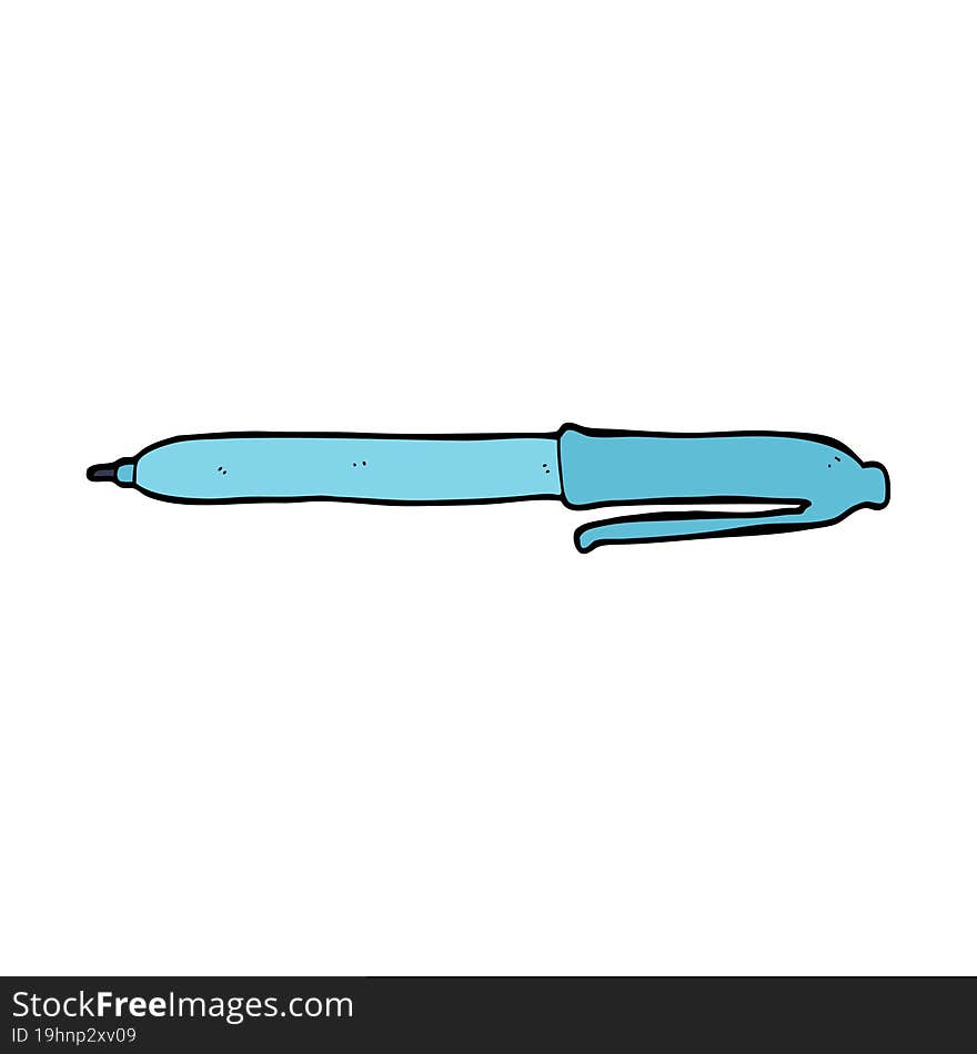 cartoon pen