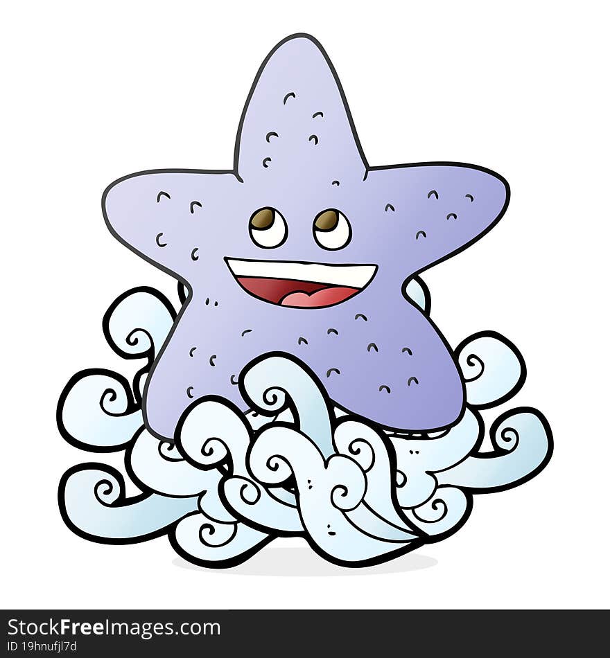 cartoon starfish