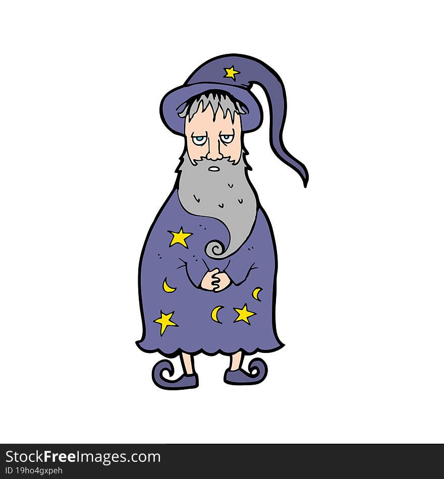 cartoon wizard