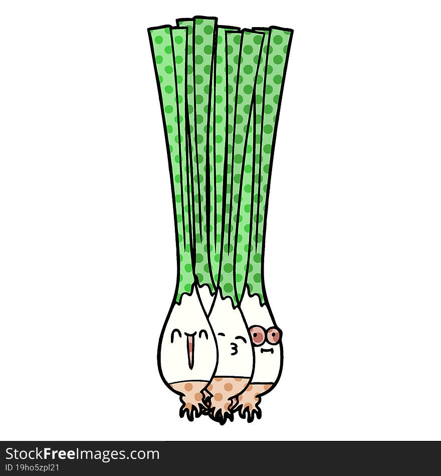 spring onions. spring onions