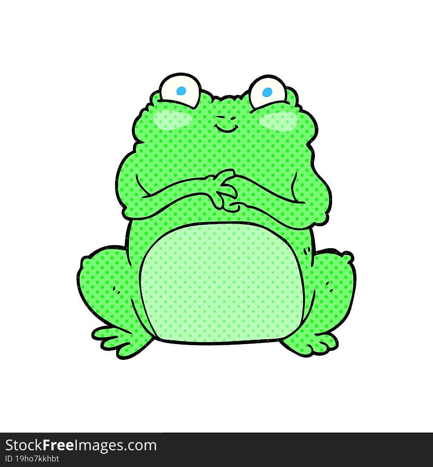 Cartoon Funny Frog