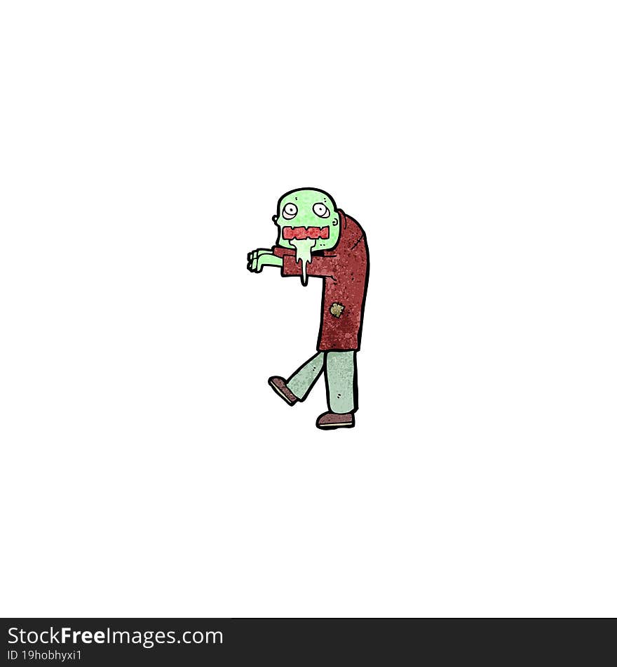 cartoon zombie