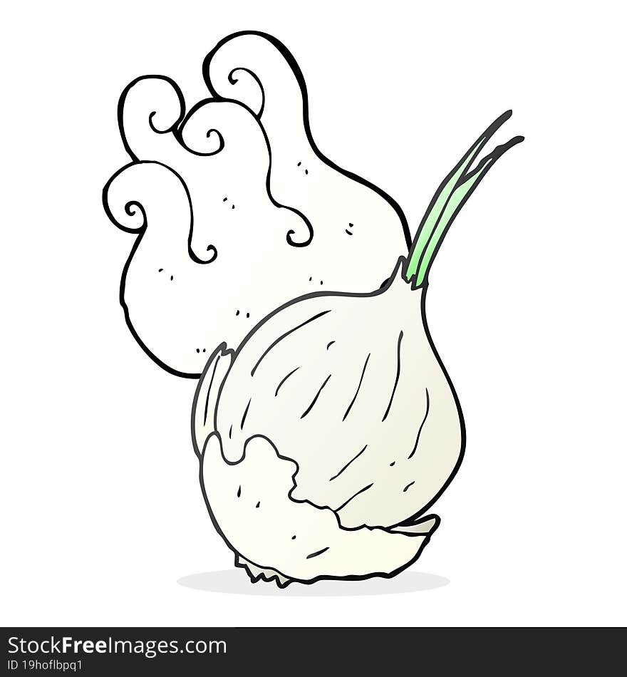 cartoon garlic