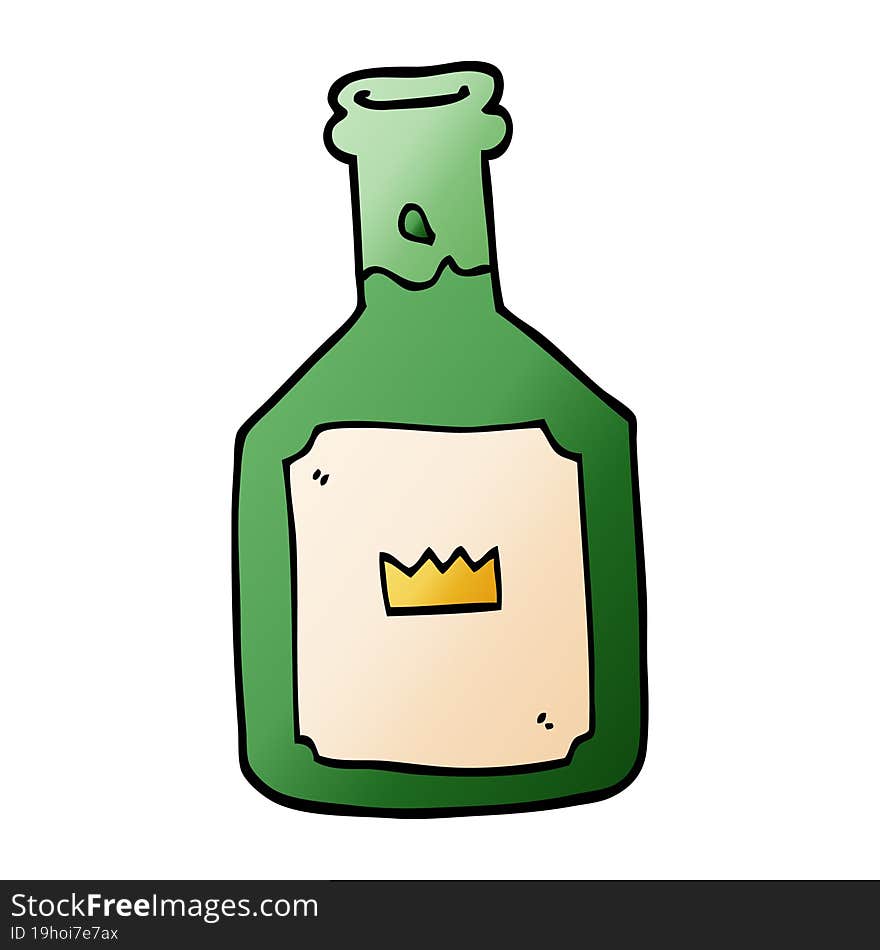 cartoon doodle alcoholic drink