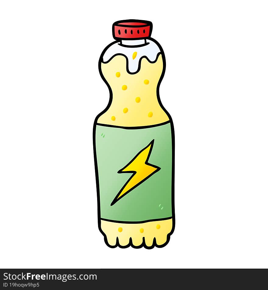 cartoon soda bottle. cartoon soda bottle