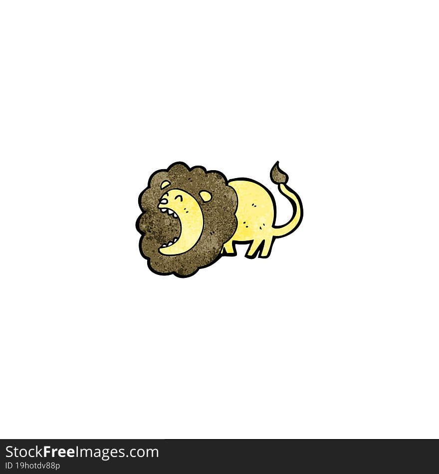 cartoon lion