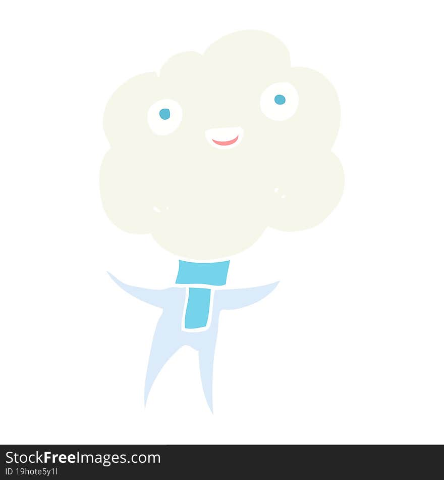 cute cloud head creature