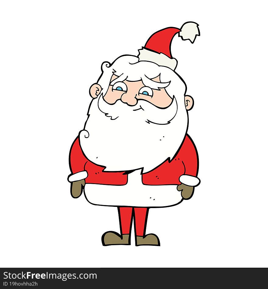 cartoon santa claus