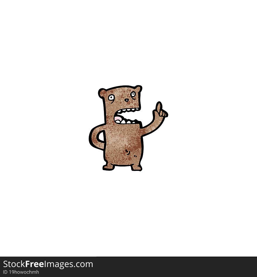 funny cartoon bear