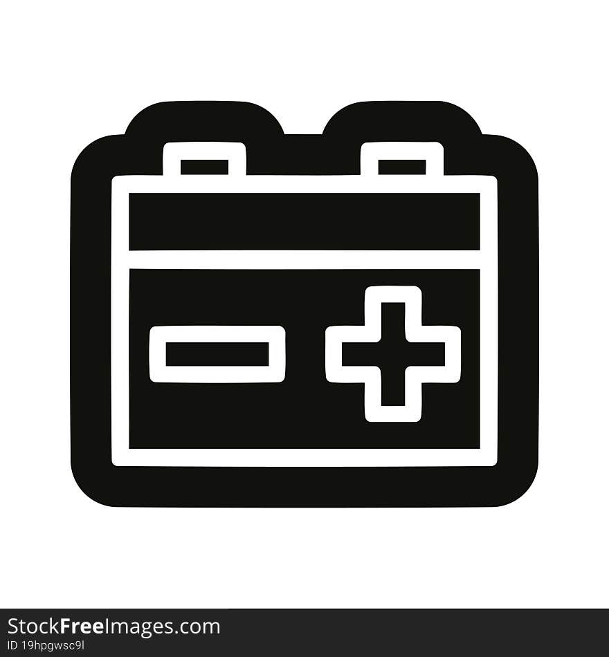 industrial battery icon