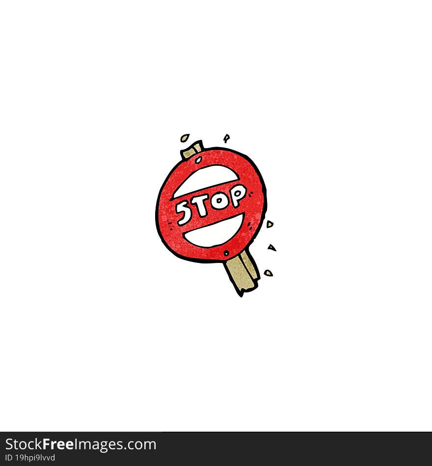 Cartoon Stop Sign