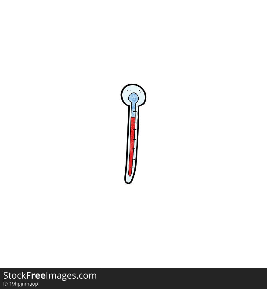 Cartoon Thermometer