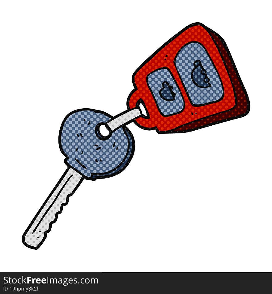 cartoon key