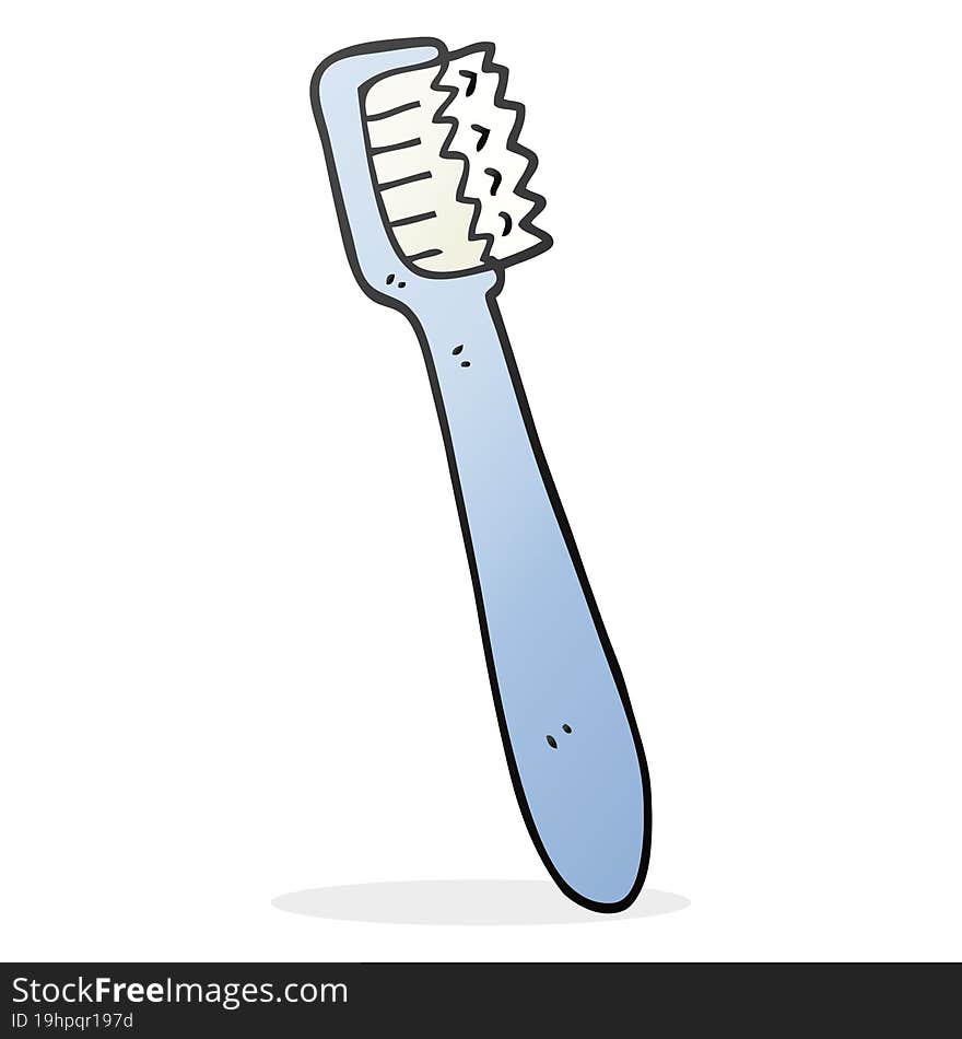 cartoon toothbrush