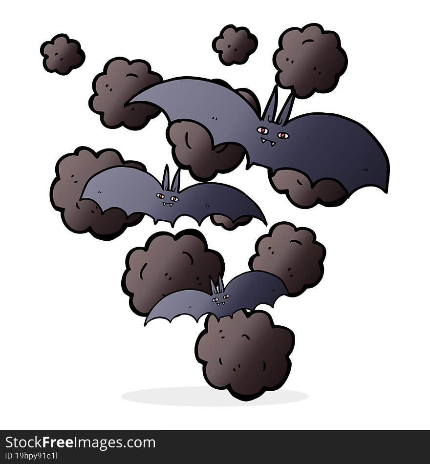 cartoon vampire bats