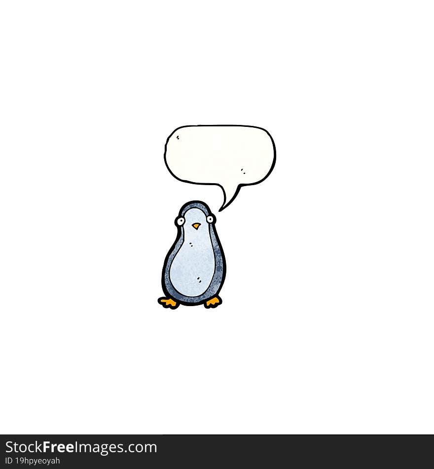 cartoon penguin